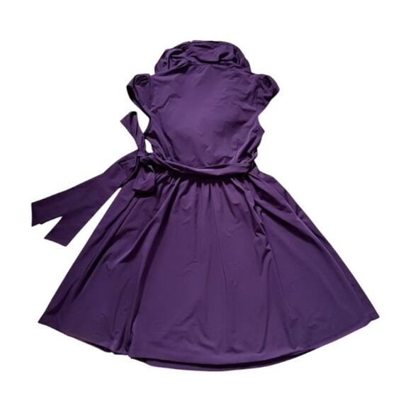 Diane von Furstenberg Purple Dress | Size 12 - Picture 2 of 5